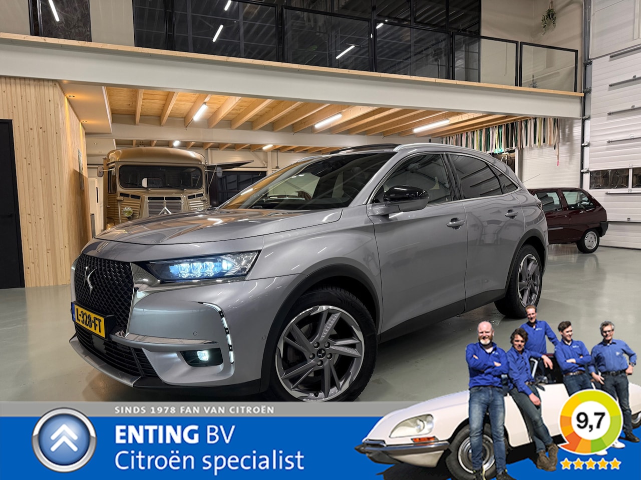 DS 7 Crossback - 1.6PT 225PK SO CHIC VOLLEER LED VISION SCHUIFDAK ADAPT CRUISE - AutoWereld.nl