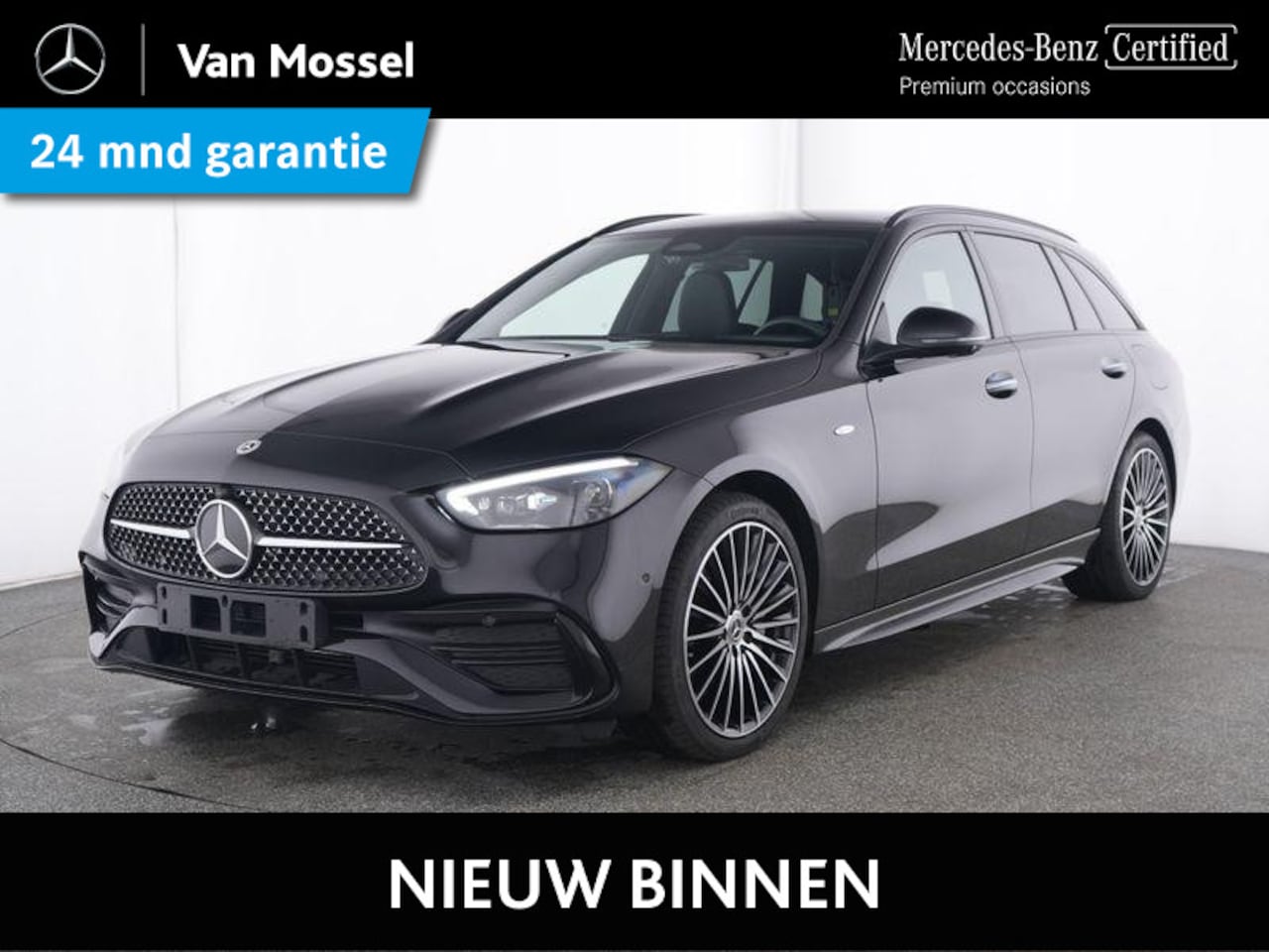 Mercedes-Benz C-klasse Estate - 300 e AMG Line / Premium Plus/ 19 inch/ Head Up/ Burmester 3D/ Stoelverwarming V+A/ Stoelv - AutoWereld.nl