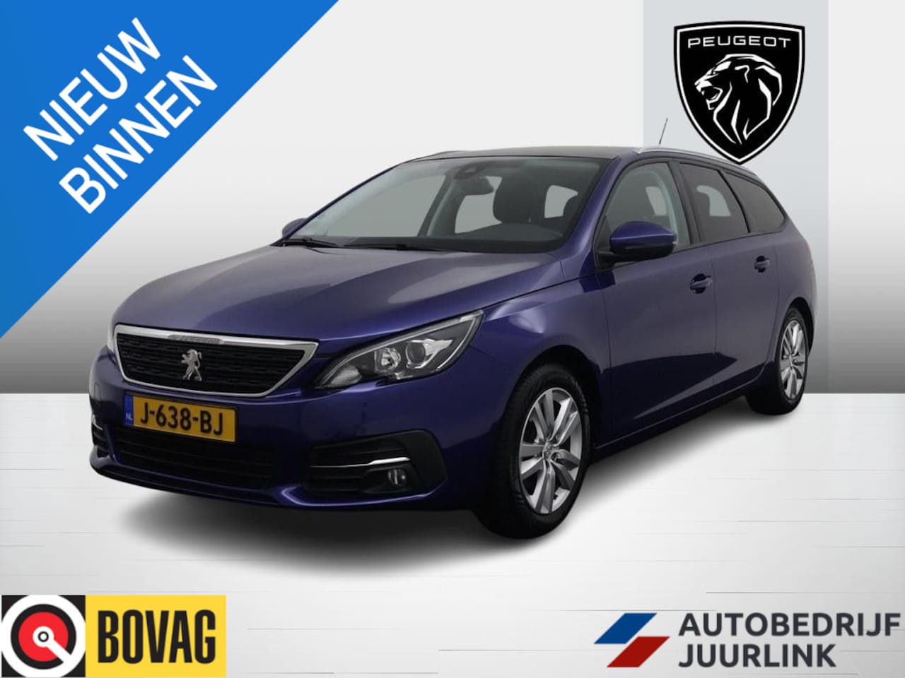 Peugeot 308 SW - 1.2T Blue Lease Executive Pano/4S.Banden/Trekhaak - AutoWereld.nl