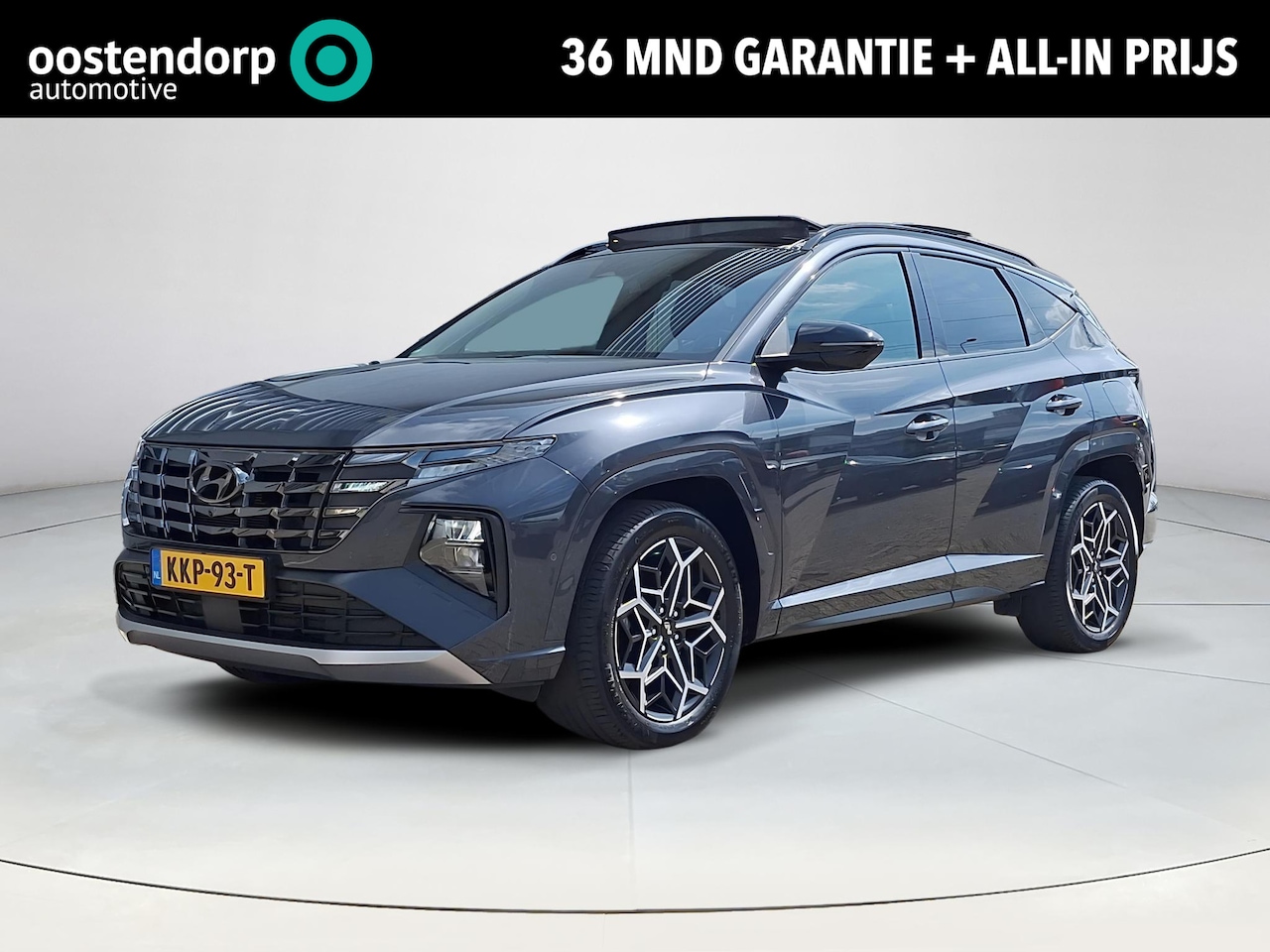 Hyundai Tucson - 1.6 T-GDI HEV N Line Sky 4X4 | Apple carplay/Android Auto | Panoramisch schuif/kantel dak - AutoWereld.nl