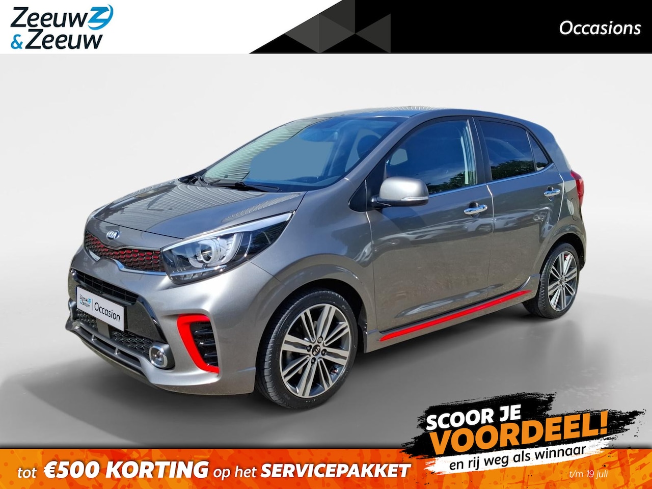 Kia Picanto - 1.0 T-GDI GT-Line | Climate | Achteruitrijcamera | 1e Eigenaar | Stoelverwarming | - AutoWereld.nl