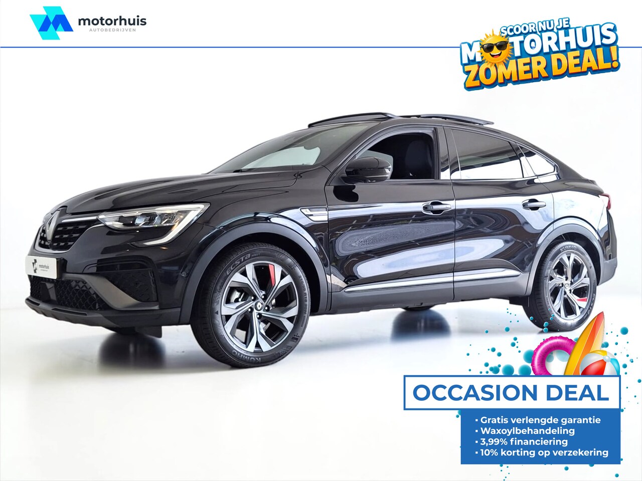 Renault Arkana - 1.6 E-Tech Hybrid 145 R.S. Line PANO LED APPLE CARPLAY WINTERPACK - AutoWereld.nl