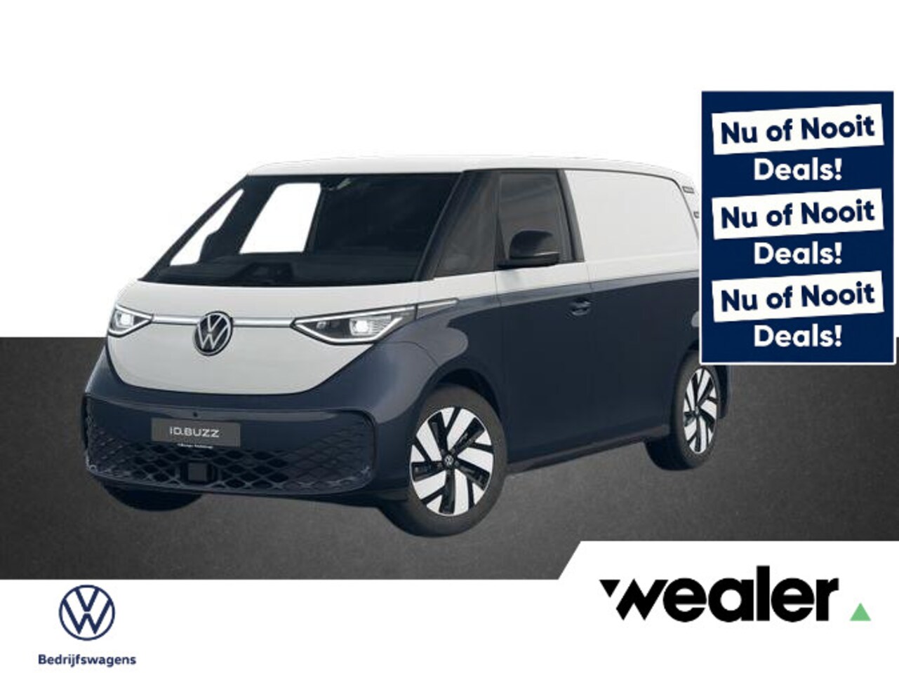 Volkswagen ID. Buzz Cargo - Bedrijfswagens Bulli Limited Edition Elektromotor 210 kW (286 pk) | Trekhaak elektrisch | - AutoWereld.nl