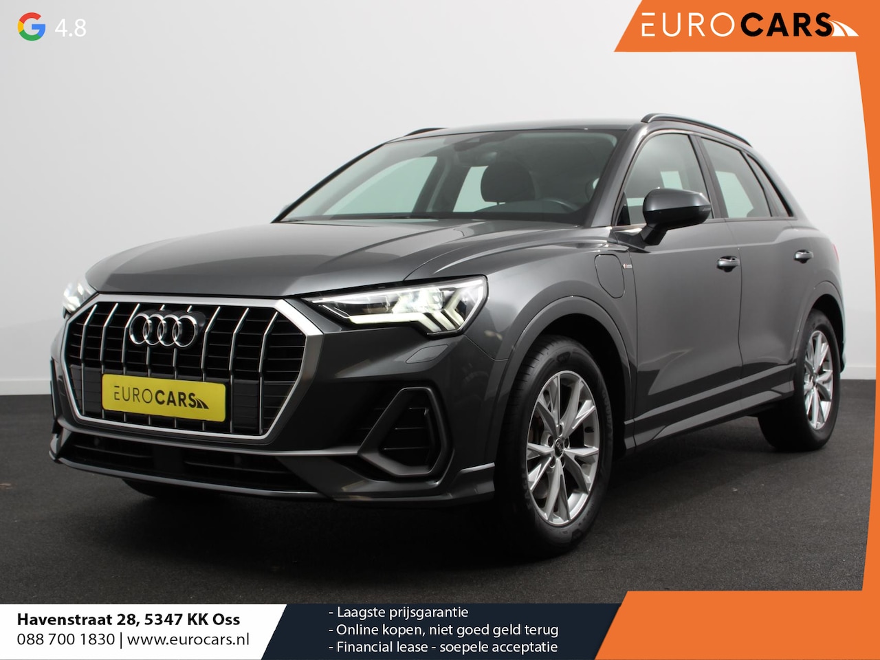 Audi Q3 - 45 TFSI S-line PHEV Automaat Climate control Adaptieve cruise control Led Keyless Navigati - AutoWereld.nl
