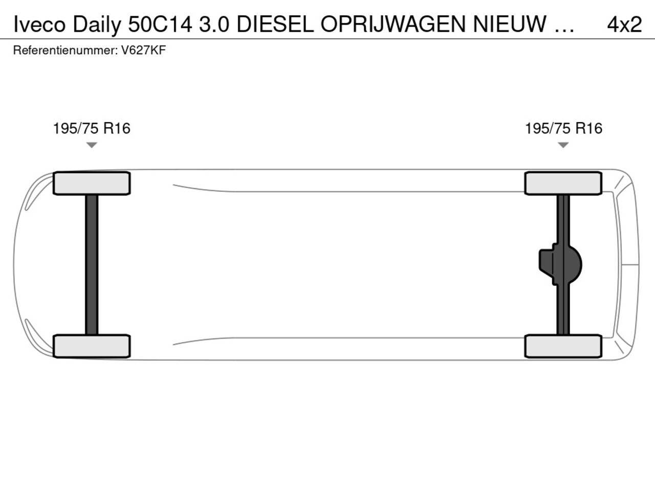 Iveco Daily - 50C14 3.0 DIESEL OPRIJWAGEN NIEUW ZWAAILAMP + BAK + LIER + LUCHTVERING + TREKHAAK - AutoWereld.nl