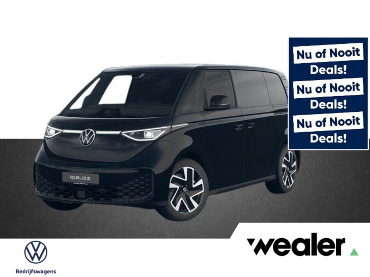 Volkswagen ID. Buzz Cargo - Bedrijfswagens Bulli Limited Edition Elektromotor 250 kW (340 pk) | Trekhaak elektrisch | - AutoWereld.nl