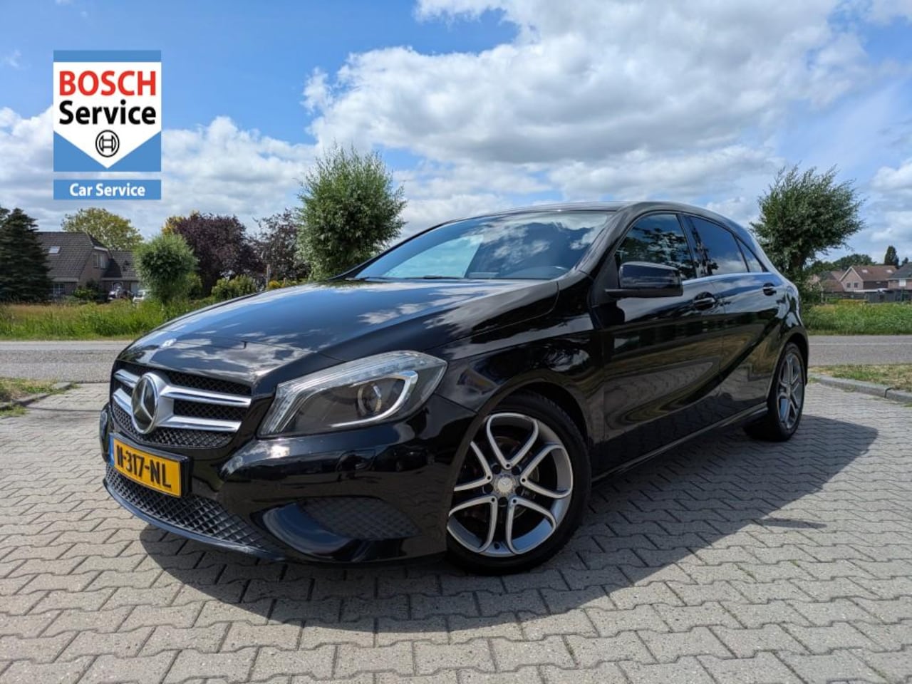 Mercedes-Benz A-klasse - 180 PRESTIGE 4U3 I Cruise I Navi I Airco I Wit leder interieur I LED I Style pakket - AutoWereld.nl