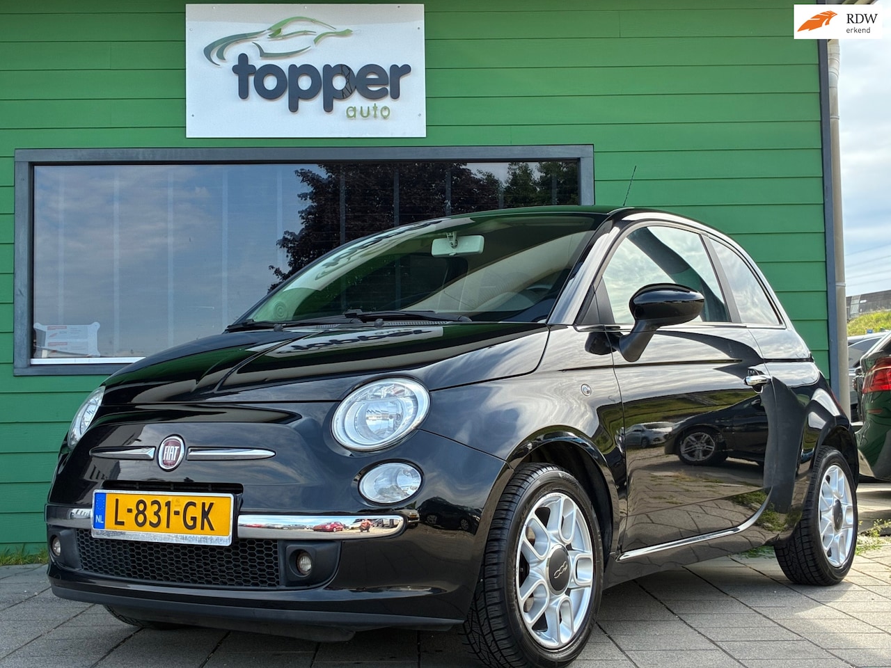 Fiat 500 - 1.2 Naked|Airco|Elektr.ramen|LM-velgen|Nieuwe APK - AutoWereld.nl