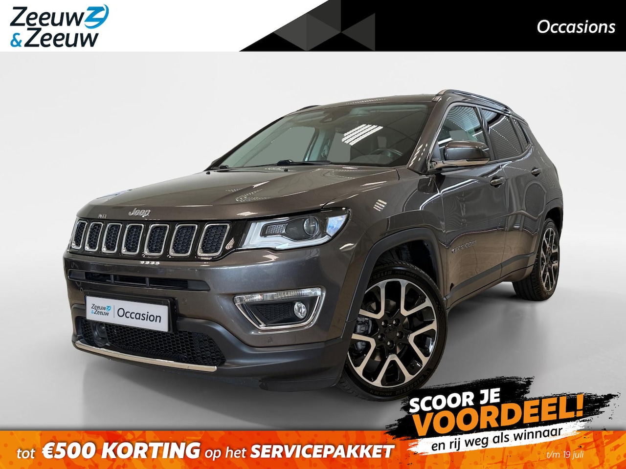 Jeep Compass - 1.4 MULTI-AIR | LIMITED | LEDER | DEALERONDERHOUDEN | - AutoWereld.nl