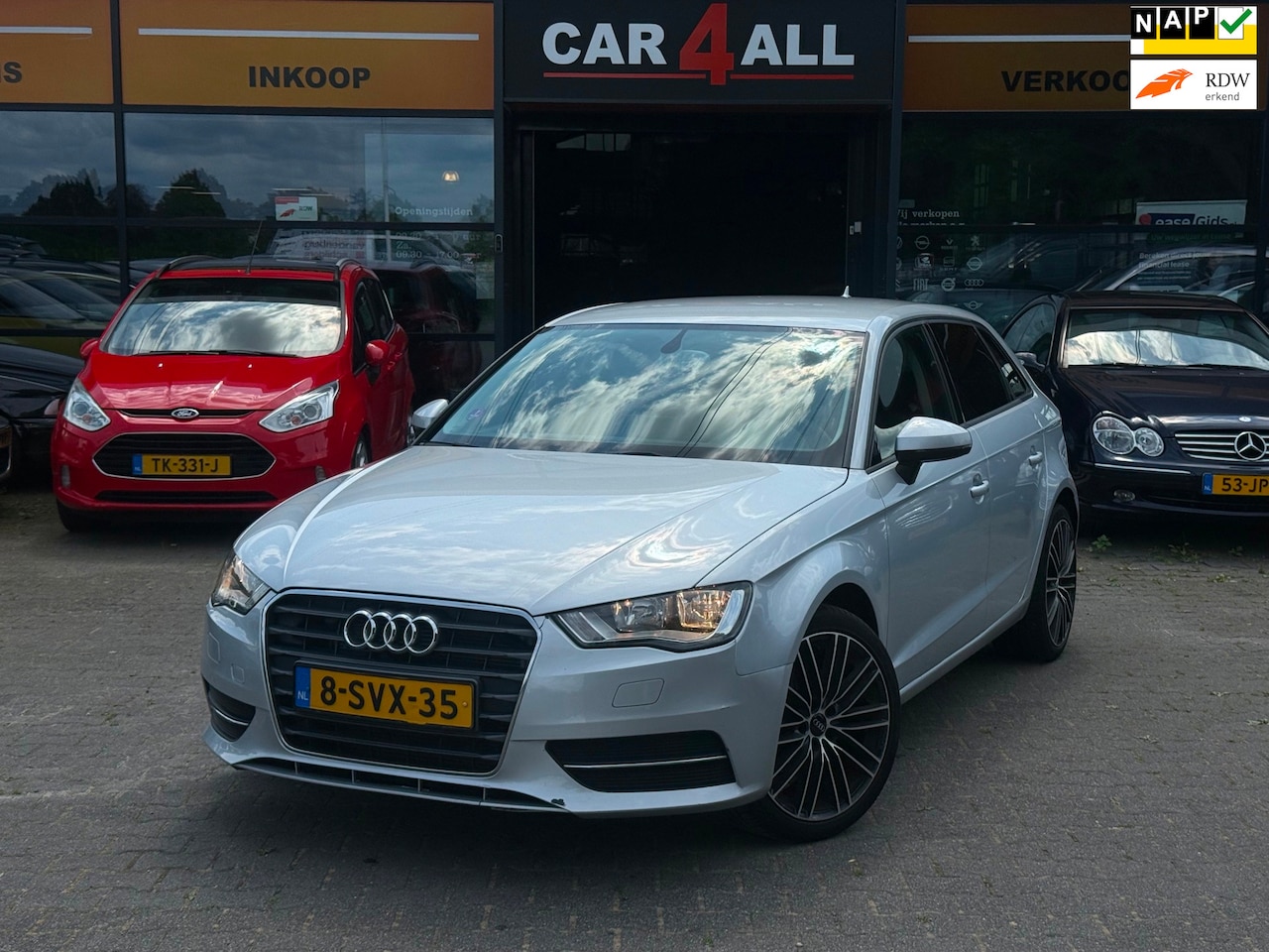 Audi A3 Sportback - 1.4 TFSI Attraction Pro Line LEDER/PDC/NAVI/DSG/APK 11-1-2027 - AutoWereld.nl