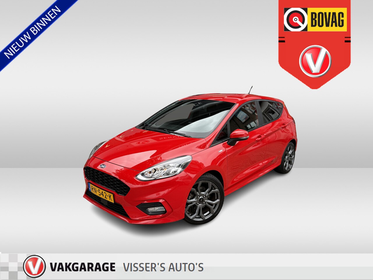 Ford Fiesta - 1.0 EcoBoost ST-Line | 100 PK | applecarplay/android auto | 17 inch velgen | airco | ST-Li - AutoWereld.nl