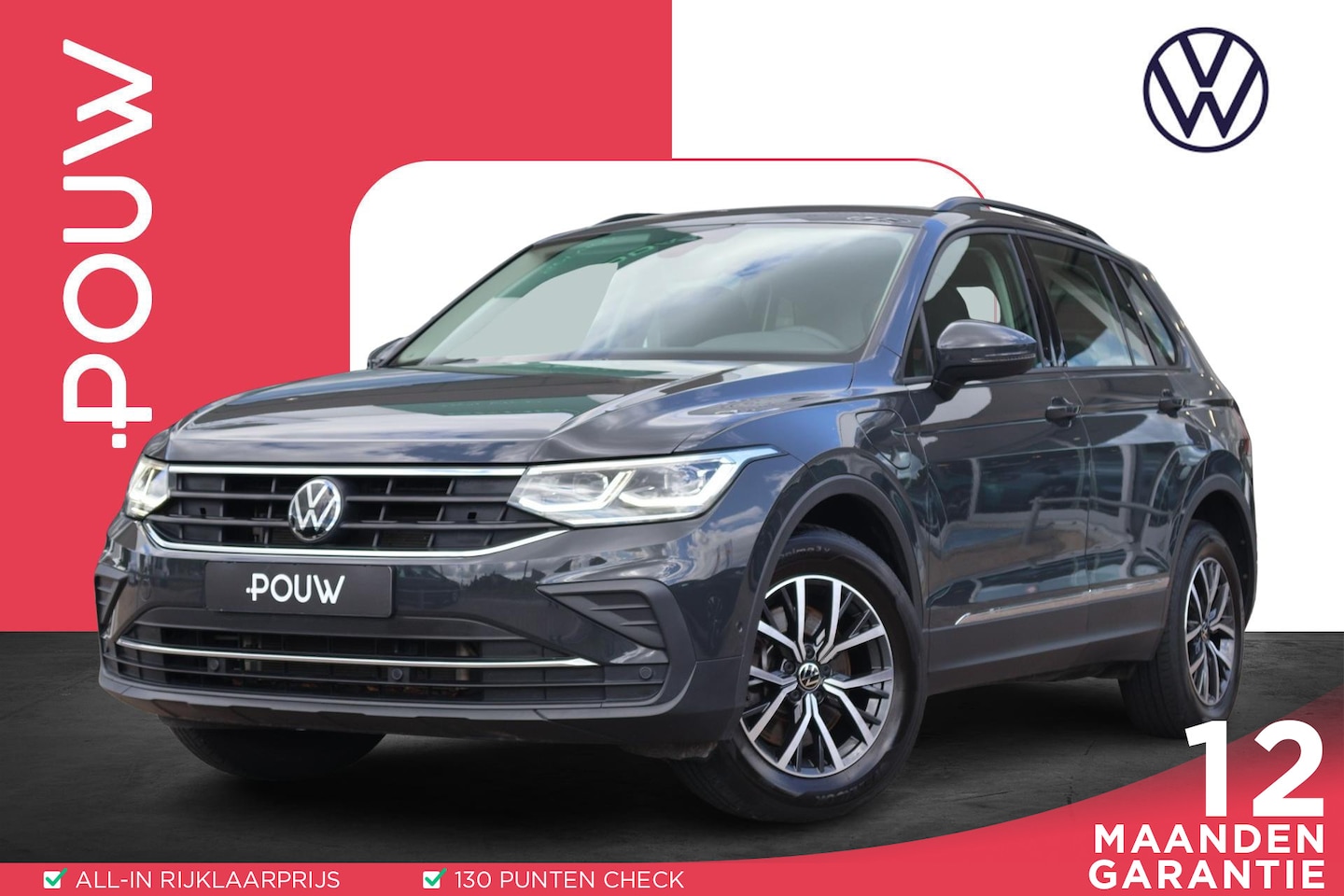 Volkswagen Tiguan - 1.4 TSI eHybrid 245pk Life Business | SoH 91% | Trekhaak | Navigatie | Camera | Stoel & St - AutoWereld.nl
