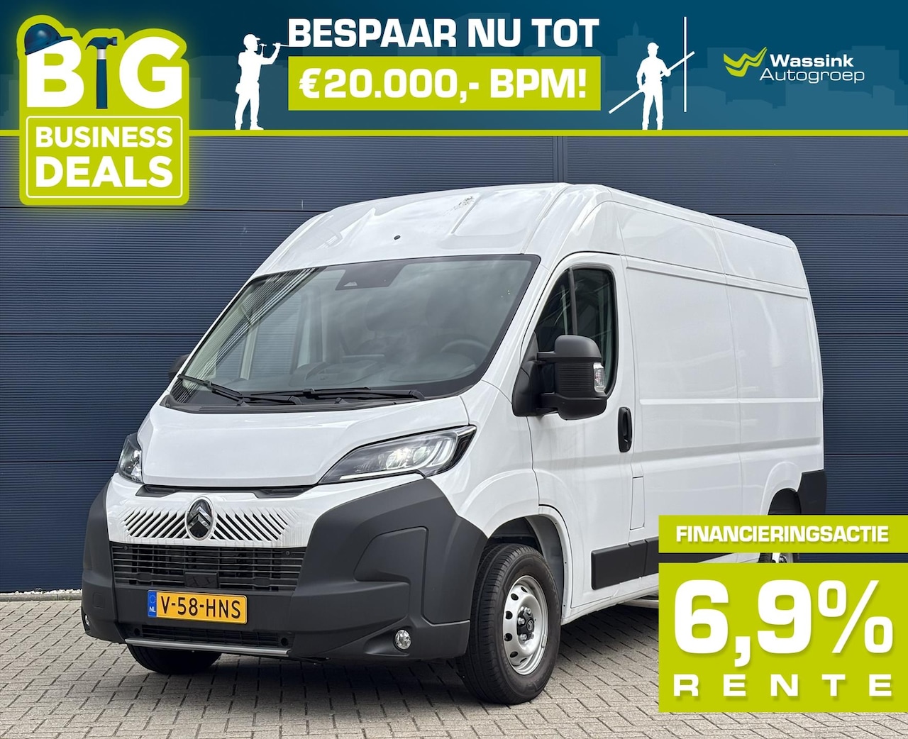 Citroën Jumper - GB 3.5t 2.2 BlueHDi 140pk L2H2 | Trekhaak | Camera | Apple CarPlay/ Android Auto | - AutoWereld.nl