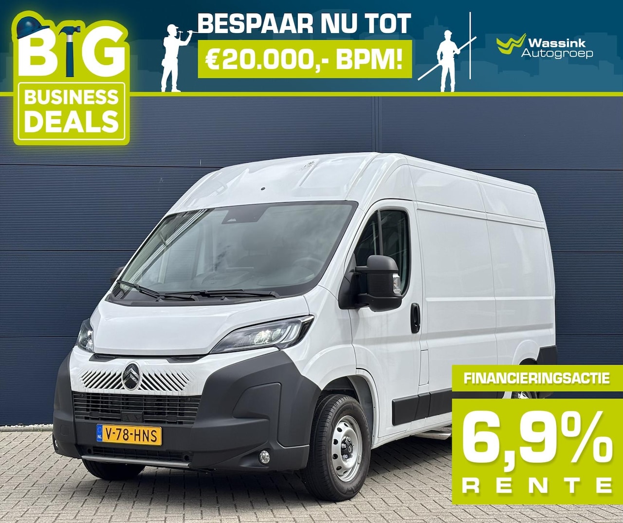 Citroën Jumper - GB 3.5t 2.2 BlueHDi 140pk L2H2 | Trekhaak | Camera | Apple CarPlay/ Android Auto | - AutoWereld.nl