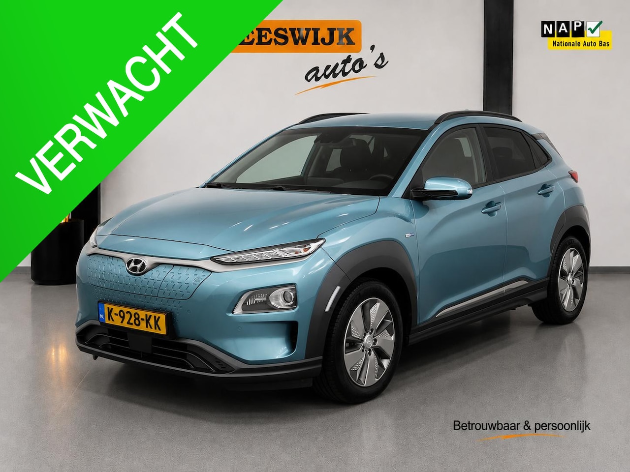 Hyundai Kona Electric - EV Limited 64 kWh Stuur + stoel verwarming en koeling | Elektrische stoelen |Led verlichti - AutoWereld.nl
