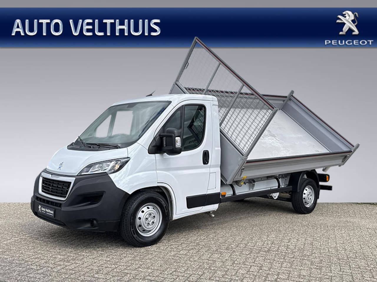 Peugeot Boxer - L3 Pick-up / 3-weg Kipper 2.2 140PK BlueHDi - AutoWereld.nl