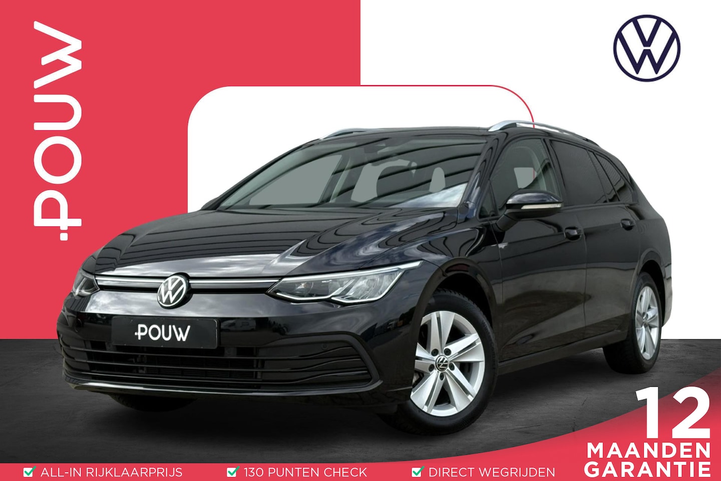 Volkswagen Golf Variant - 1.0 eTSI 110pk DSG Life | Stoelverwarming | camera | Navigatie - AutoWereld.nl