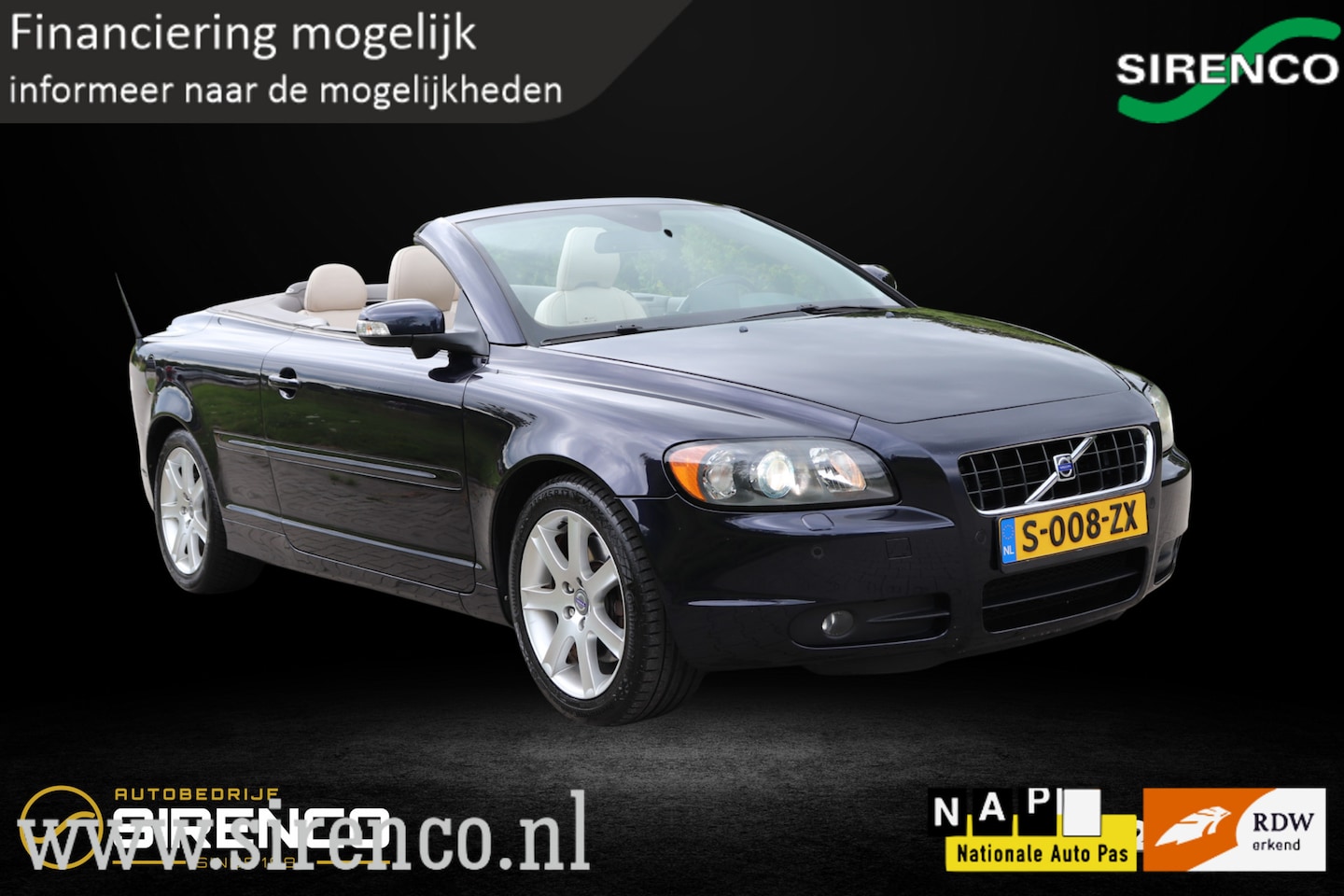 Volvo C70 Convertible - 2.5 T5 summum | LPG | youngtimer | leder | navigatie | stoelverwarming | automaat | 230pk - AutoWereld.nl