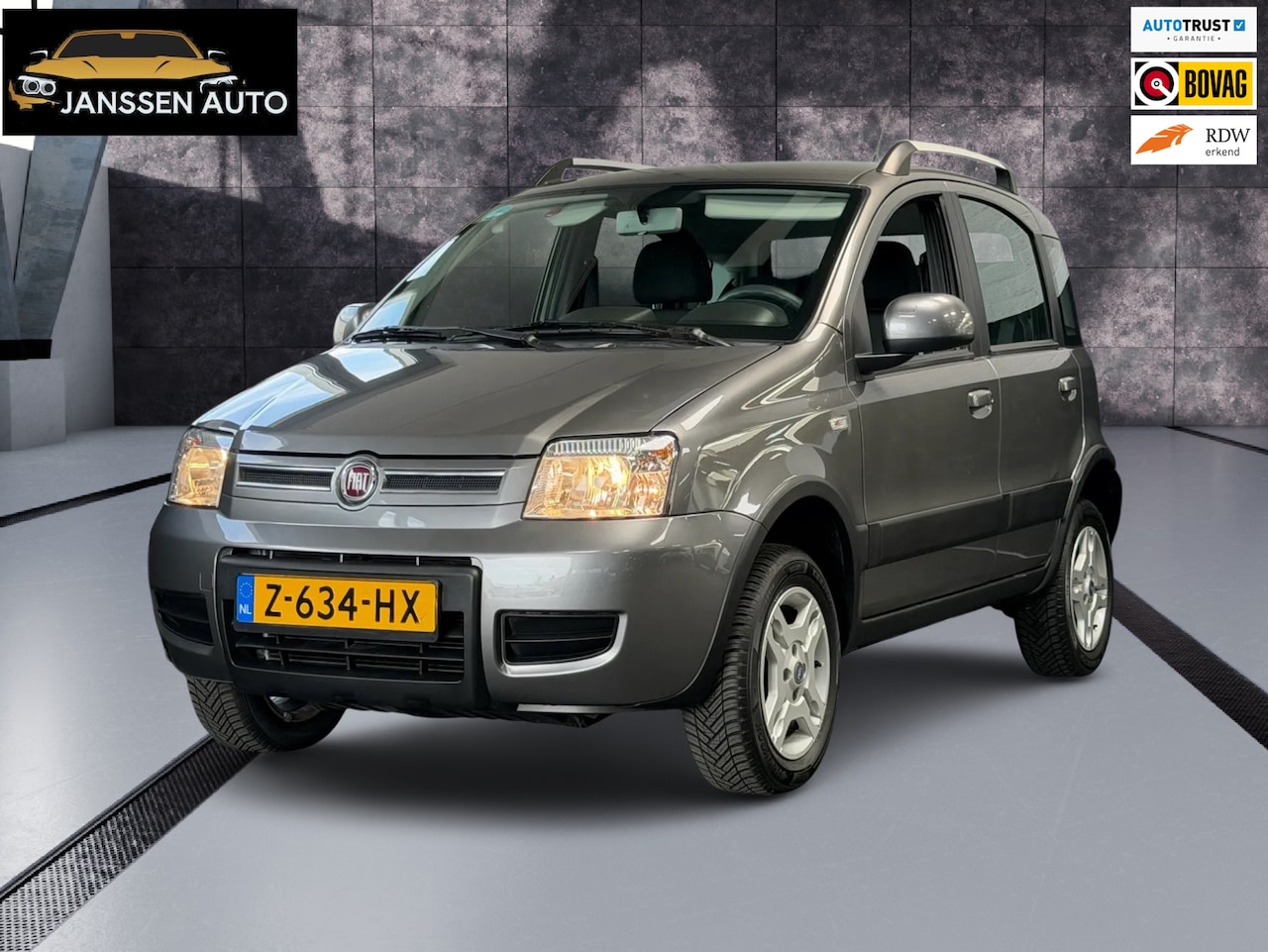 Fiat Panda - 1.2 Emotion 4X4 | 4WD | Airco | nette auto | Zeldzaam - AutoWereld.nl