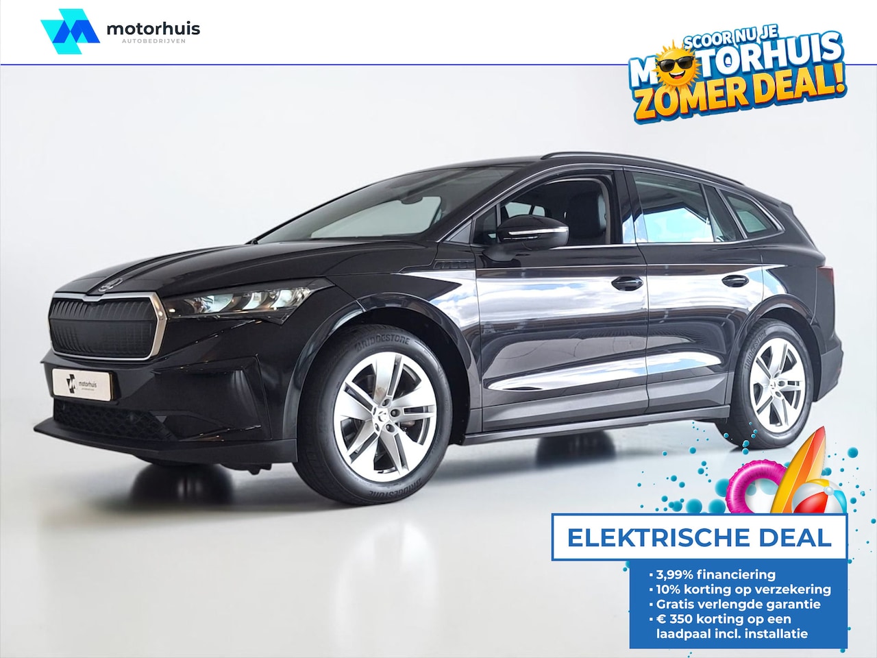 Skoda Enyaq iV - Skoda 60 SOH 90% NAVI APPLE CARPLAY LED LMV - AutoWereld.nl