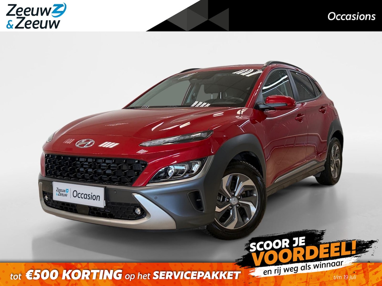 Hyundai Kona - 1.6 HYBRID | PREMIUM | AUTOMAAT | NAVI | CAMERA | - AutoWereld.nl