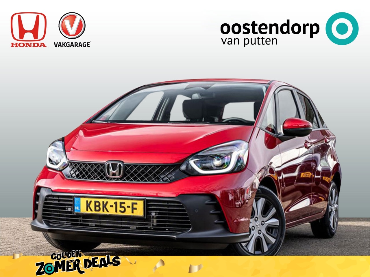 Honda Jazz - 1.5 Full Hybrid Elegance Automaat | 8 jaar garantie | Premium Crystal Red Metallic | Stoel - AutoWereld.nl