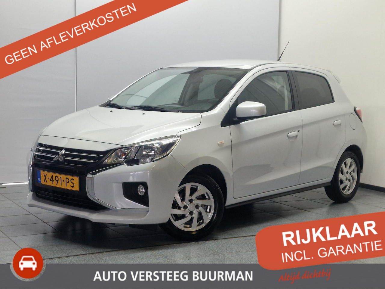 Mitsubishi Space Star - 1.2 Dynamic Automaat, Airco, Achteruitrijcamera, Cruise/Climate Control, DAB, Automatisch - AutoWereld.nl