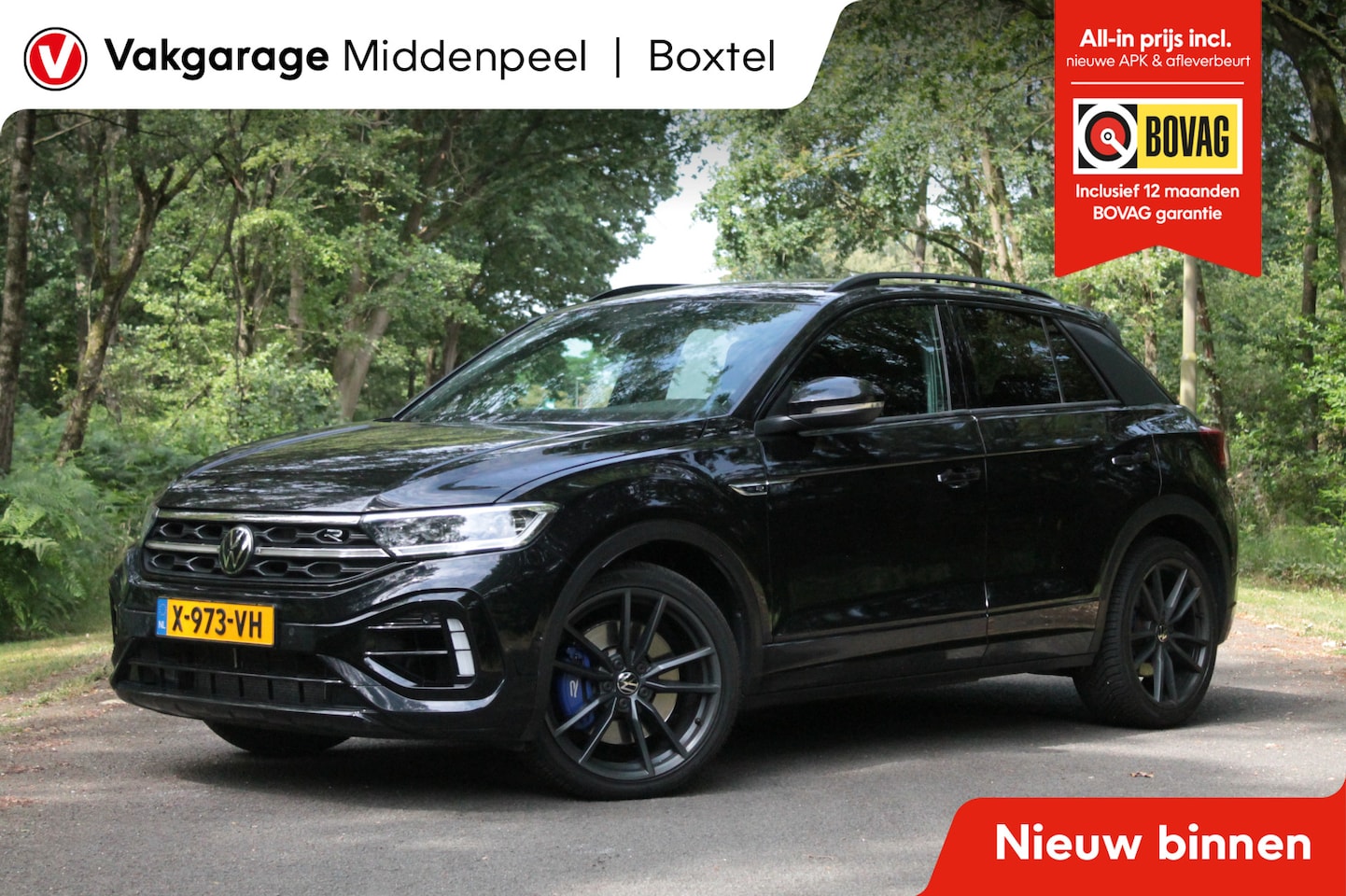 Volkswagen T-Roc - 2.0 TSI 4Motion R | Akra | Leder | Carplay | Fabr. garantie - AutoWereld.nl