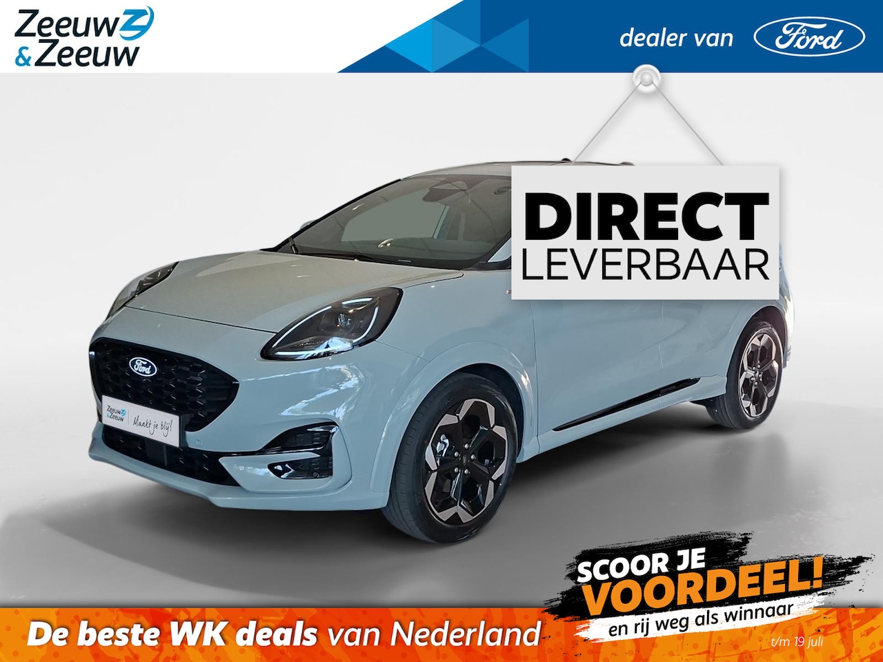 Ford Puma - 1.0 EcoBoost Hybrid ST-Line X automaat | €5.000.- korting | 0,99% rente | Direct leverbaar - AutoWereld.nl