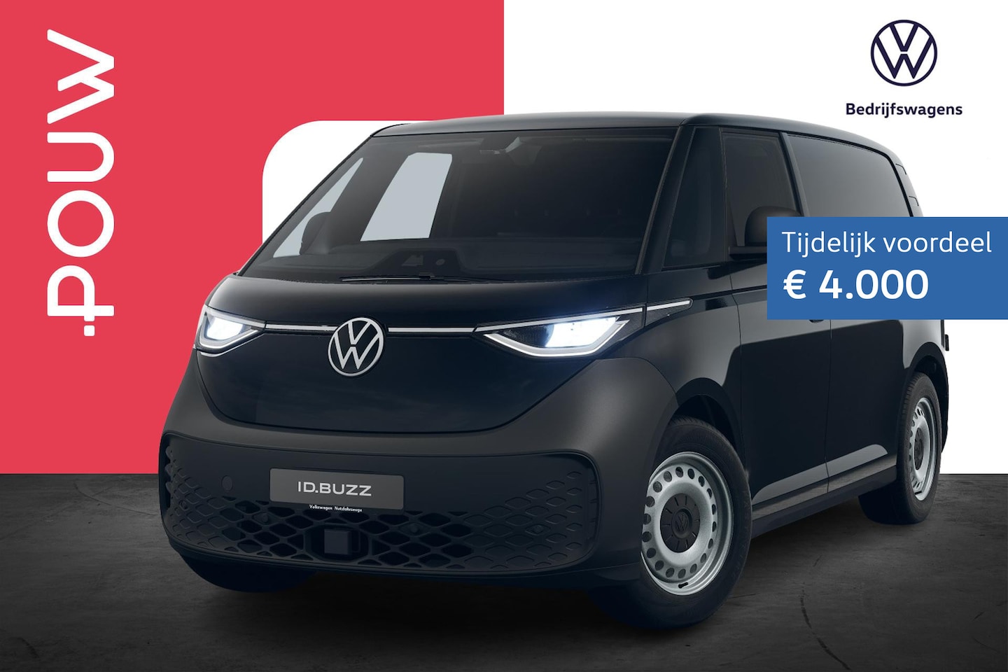 Volkswagen ID. Buzz Cargo - 286pk Economy Limited Edition 79 kWh | Stoelverwarming | Achteruitrijcamera - AutoWereld.nl