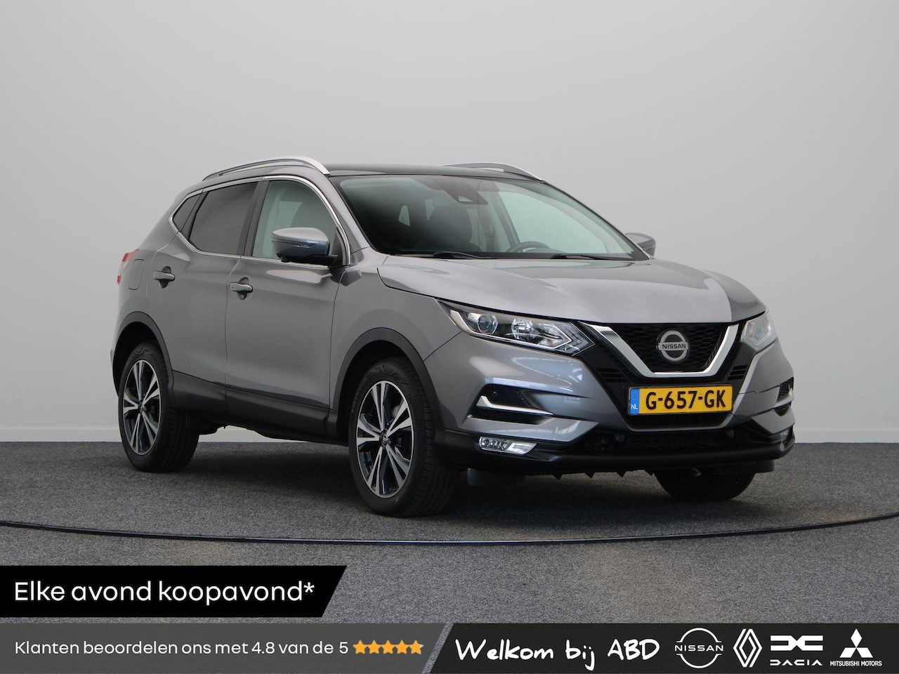 Nissan Qashqai - 1.3 DIG-T N-Connecta | Panorama dak | 360 camera | Dealeronderhouden | Automaat | - AutoWereld.nl
