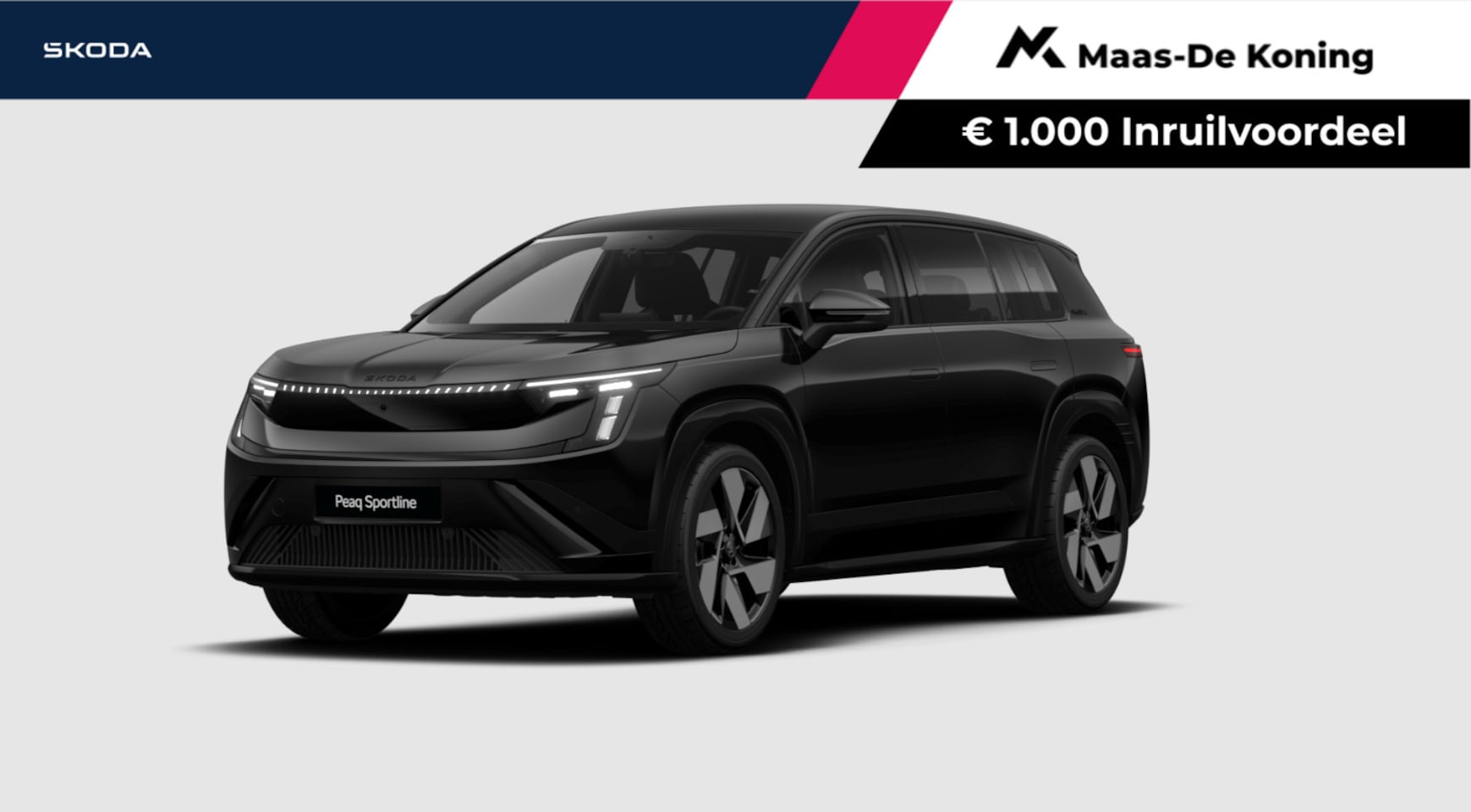 Skoda Peaq - 90 Sportline | Trekhaak wegklapbaar |  Simply Clever | 21" inch velgen Dugong | Relex Pakk - AutoWereld.nl
