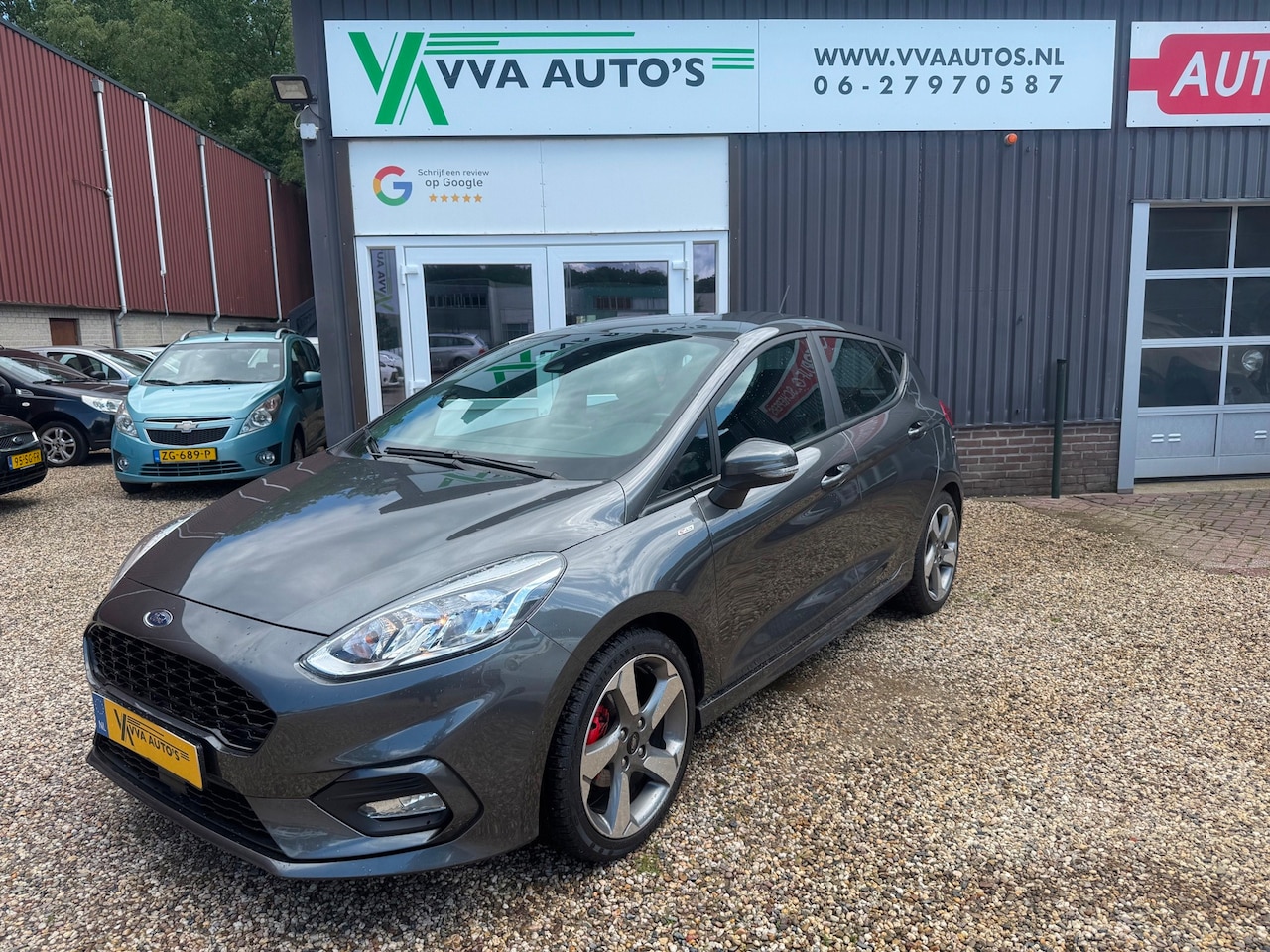 Ford Fiesta - 1.1 ST Line clima, navi, cruise, sportpakket, stoelverwarming vol opties! - AutoWereld.nl