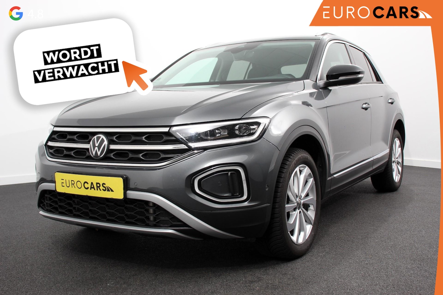 Volkswagen T-Roc - 1.5 TSI DSG Style Navigatie Apple Carplay / Android Auto Climate Control Led Digitale Cock - AutoWereld.nl