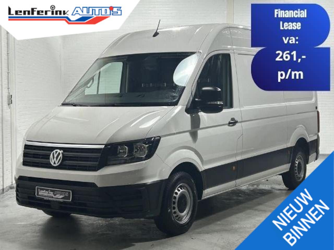 Volkswagen Crafter - 2.0 TDI 140 pk L3H3 Navi, Camera, Cruise Control Airco, Laadruimte Pakket, PDC V+A, Geveer - AutoWereld.nl