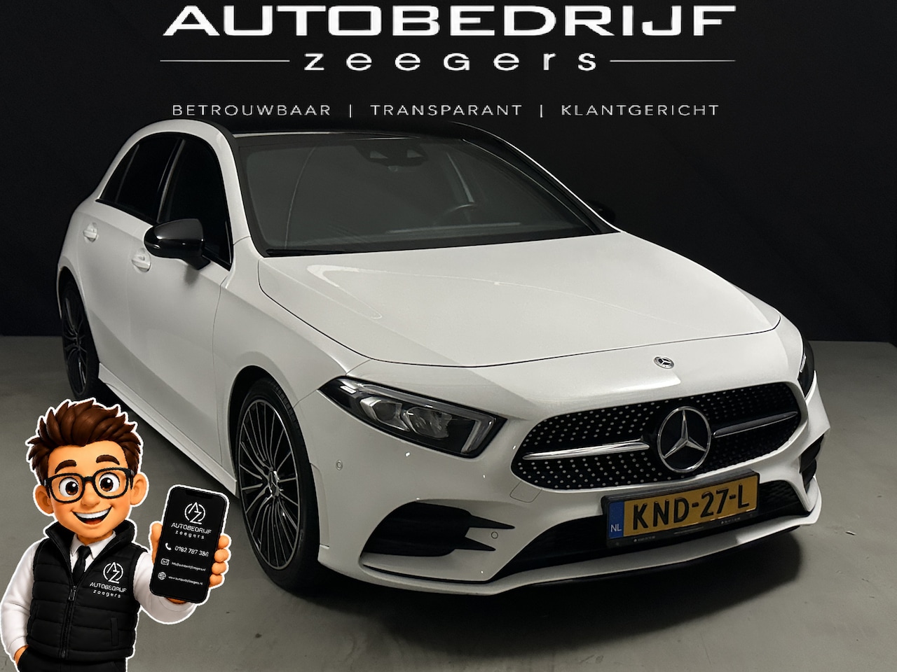 Mercedes-Benz A-klasse - 180 Night Edition AMG *Full Options*AC*Navi* - AutoWereld.nl