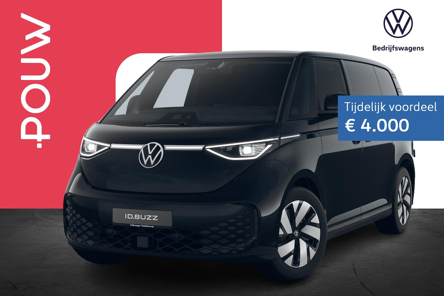 Volkswagen ID. Buzz Cargo - 296pk Bulli Limited Edition 79 kWh | Stoelen Pakket | Stuurwiel verwarmd - AutoWereld.nl