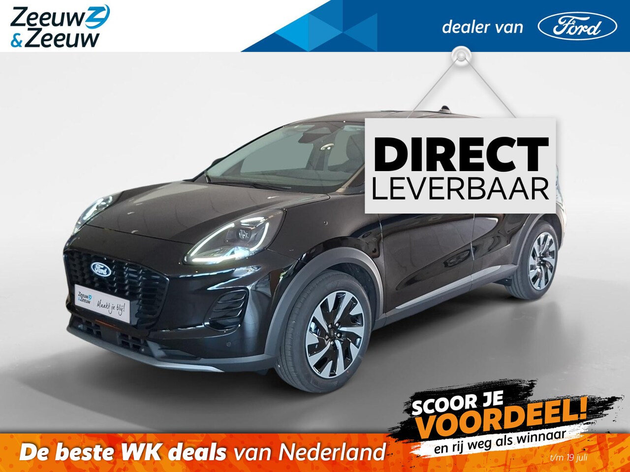 Ford Puma - 1.0 EcoBoost Hybrid Titanium | €5.000.- korting | 0,99% rente | Direct leverbaar | Winterp - AutoWereld.nl