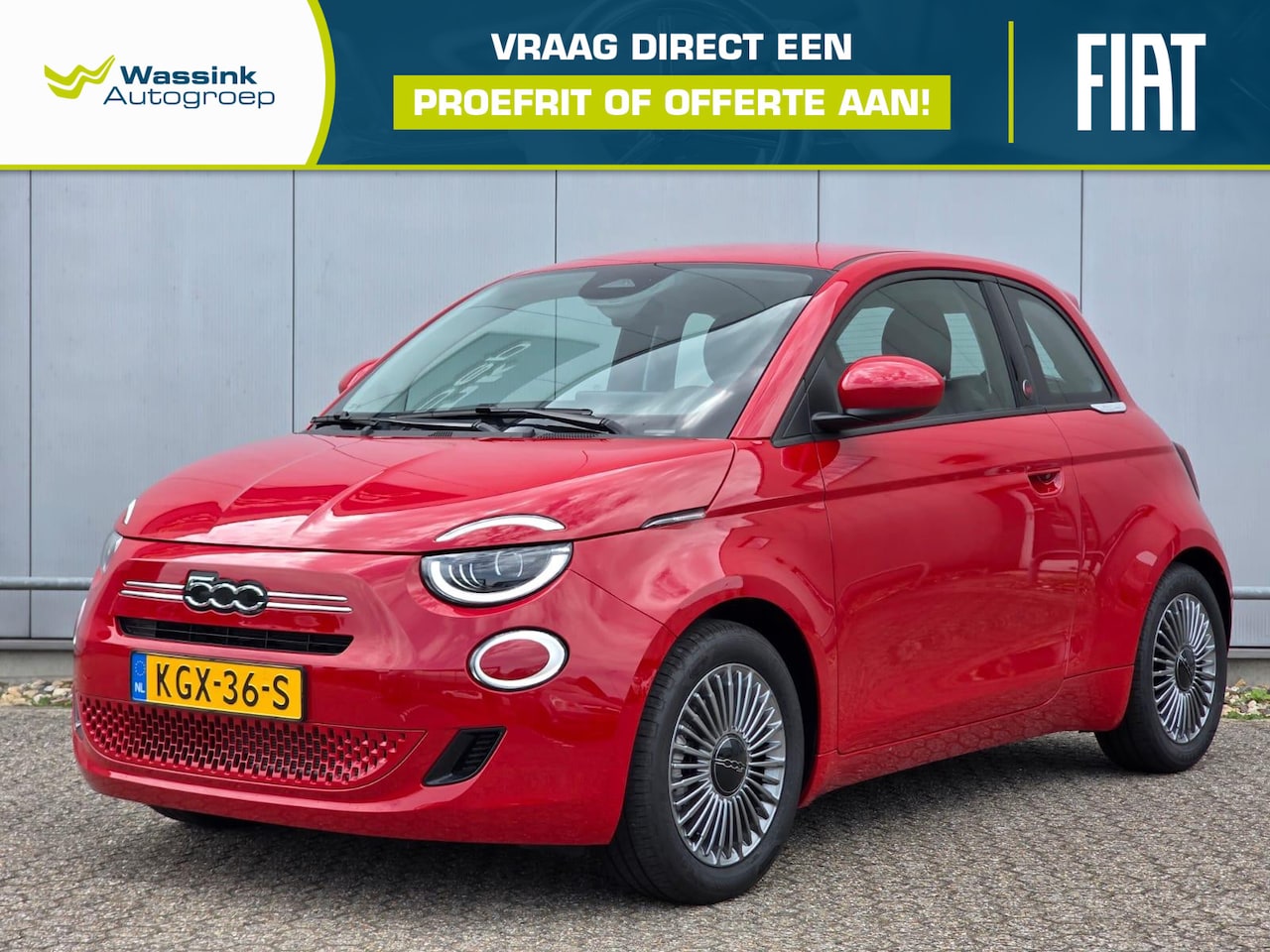 Fiat 500 - Hybrid 65 pk Torino | Parkeersensoren | Cruise Control | Apple Carplay - AutoWereld.nl
