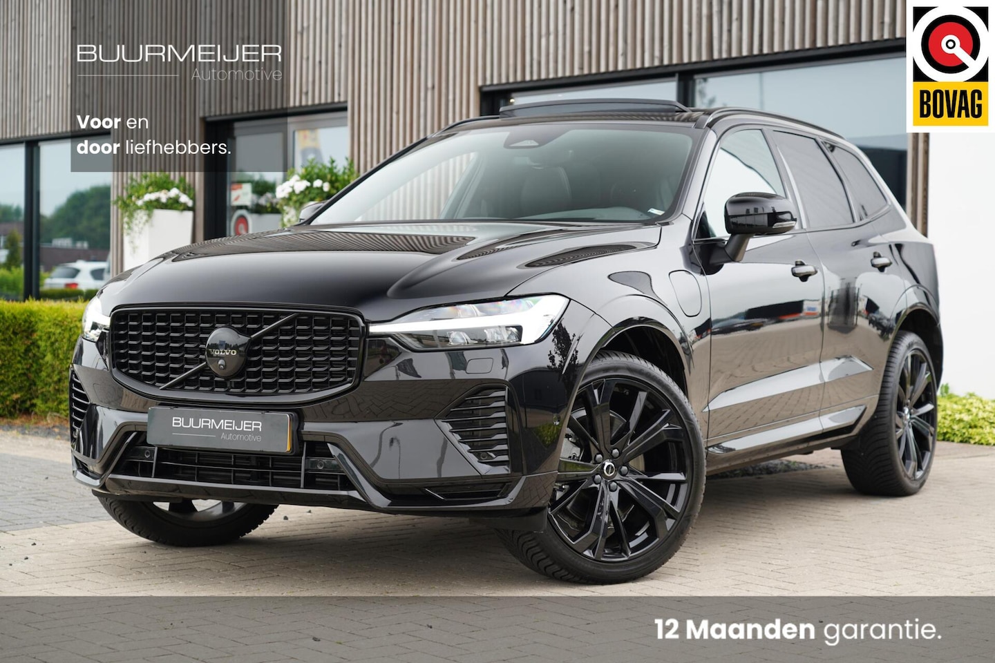 Volvo XC60 - T6 Plug-in hybrid AWD Ultra Black Edition Long Range | Luchtvering | Trekhaak | HUD | Pano - AutoWereld.nl