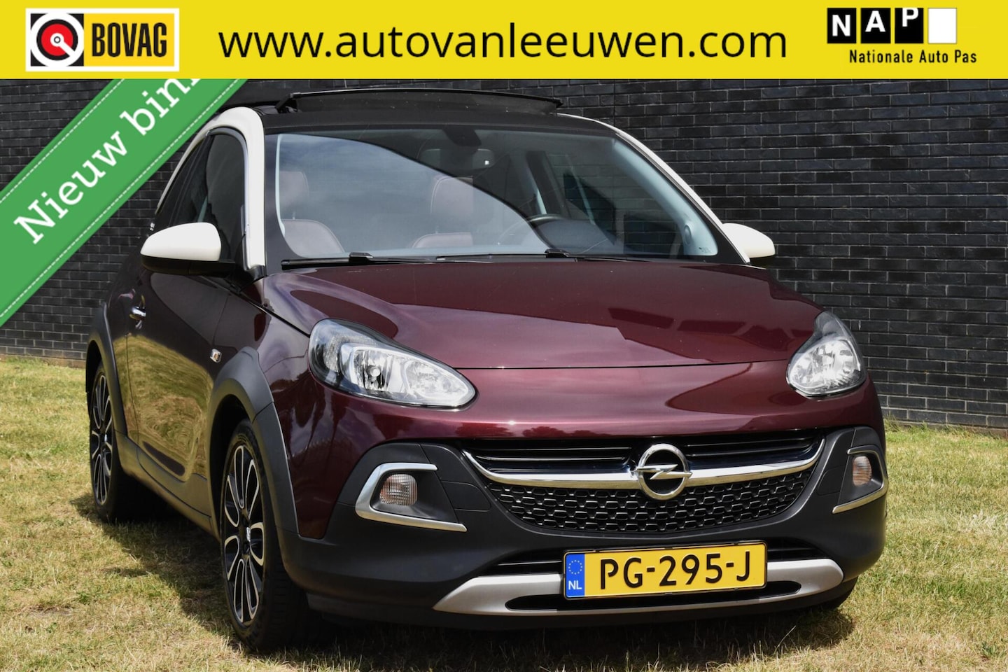 Opel ADAM - 1.0 Turbo Rocks Cabriolet CARPLAY/LEDER/STOELVW/ETC.! - AutoWereld.nl