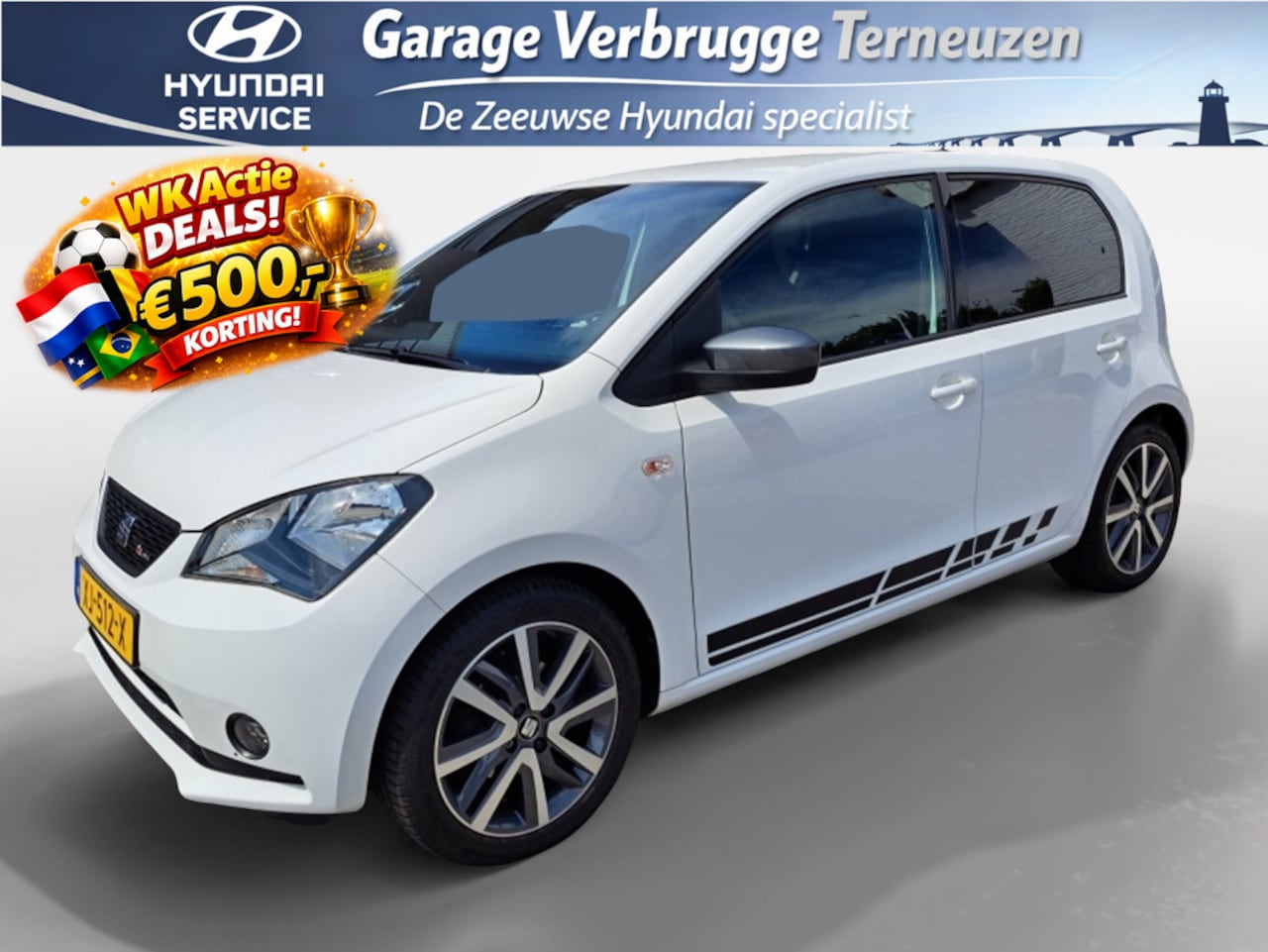 SEAT Mii - 1.0 FR-Line | 1e eigenaar | 52.306 km | 16" velgen | Cruise Cont - AutoWereld.nl