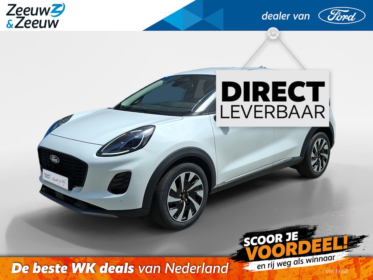 Ford Puma - 1.0 EcoBoost Hybrid Titanium | €5.000.- korting | 0,99% rente | Direct leverbaar | Winterp - AutoWereld.nl