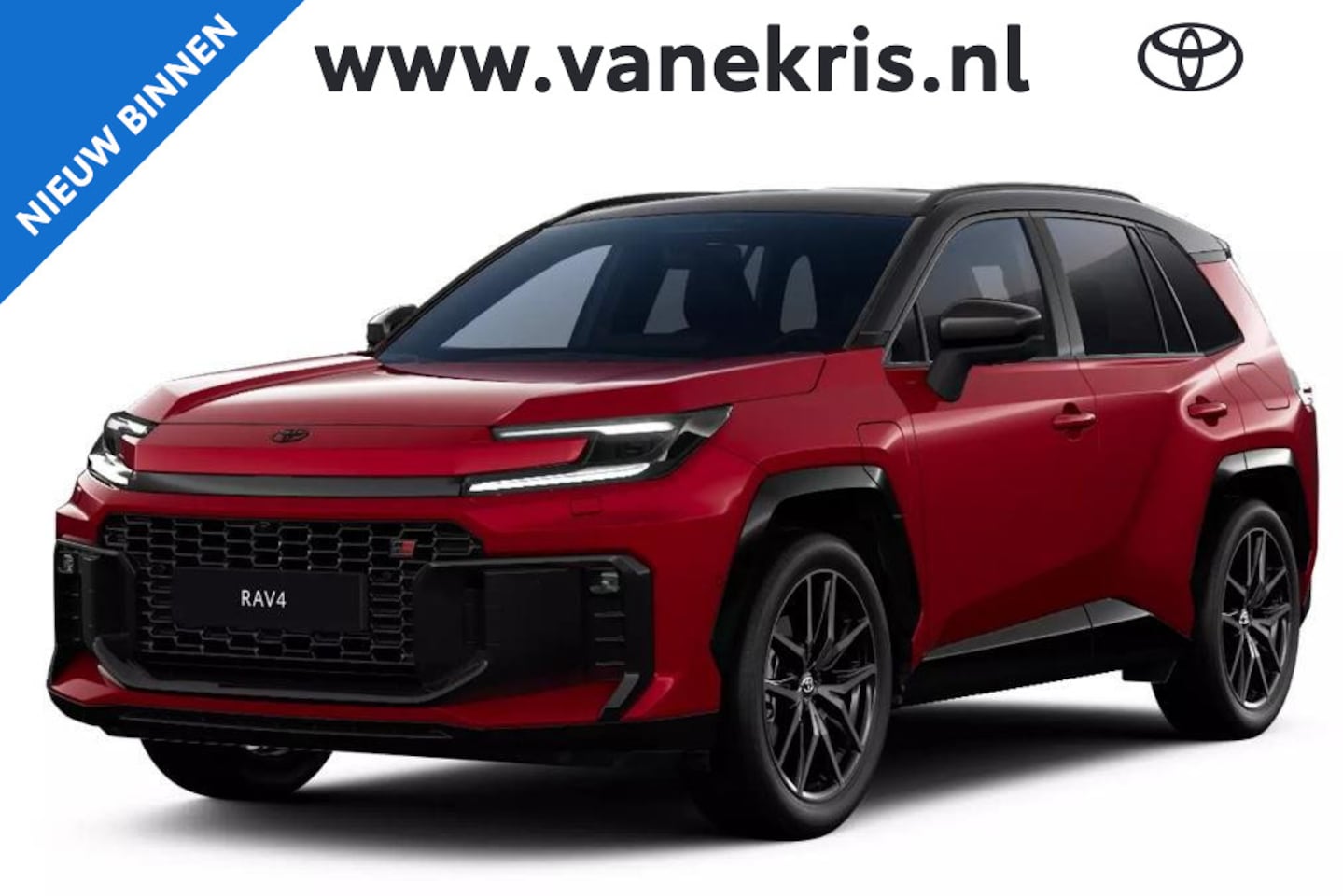 Toyota RAV4 - 2.5 Plug-in Hybrid AWD 300 GR Sport 2.5 Plug-in Hybrid AWD 300 GR Sport, Schuifdak, , Trekhaak, September leverbaar! - AutoWereld.nl