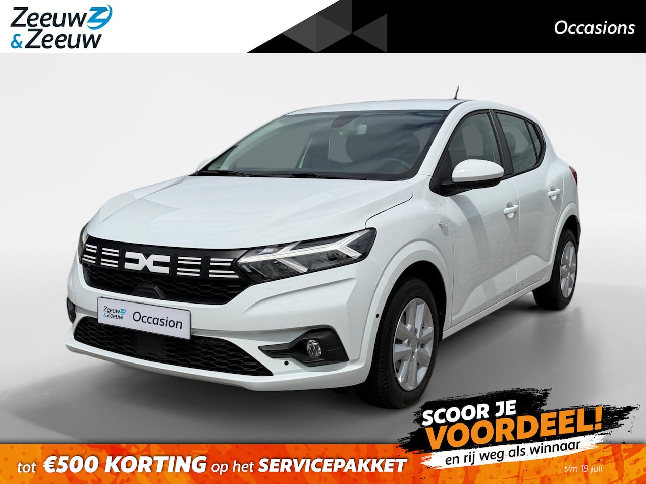 Dacia Sandero - 100PK TCe ECO-G Expression | 1e eigenaar | Airco | Parkeersensoren | Camera | Apple CarPla - AutoWereld.nl