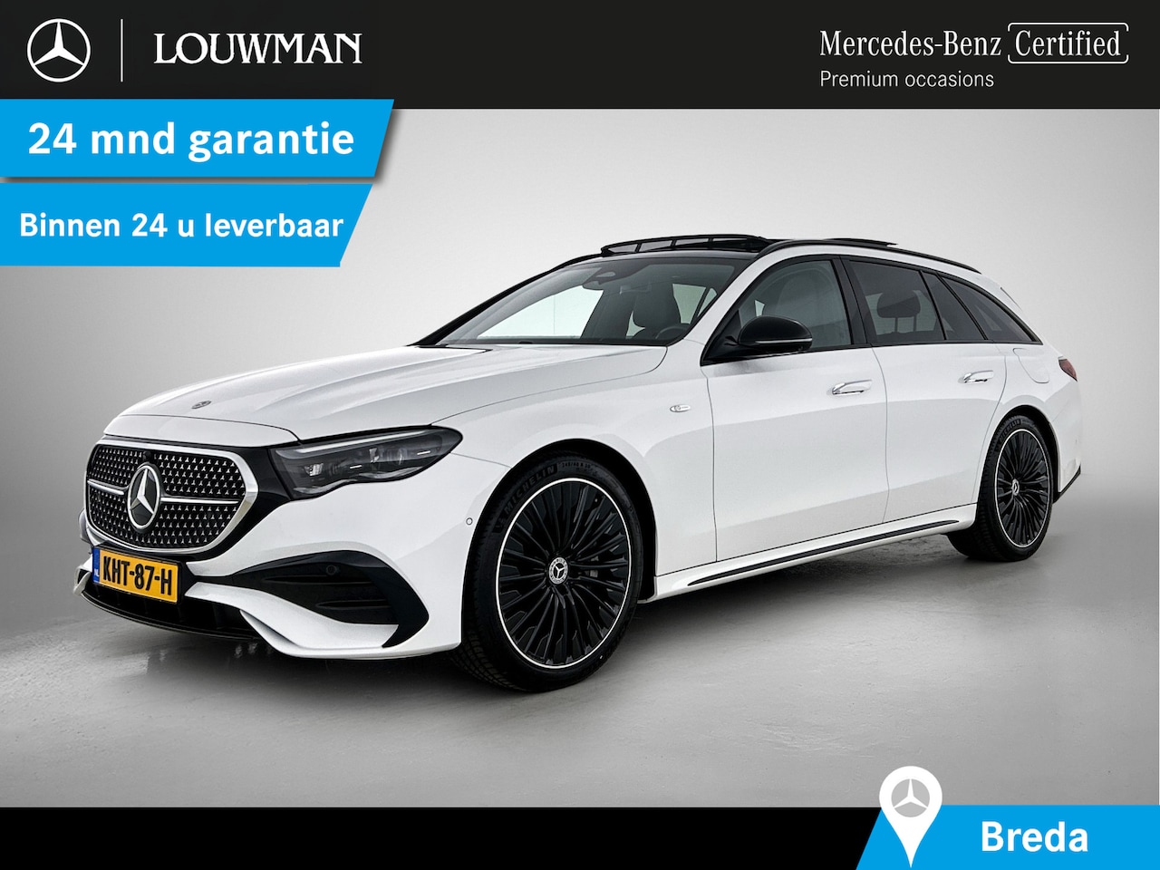 Mercedes-Benz E-klasse Estate - 300 e AMG Plug-In Hybride | AMG Line | Night Pakket | Panoramdak | MBUX Superscreen | 20 I - AutoWereld.nl
