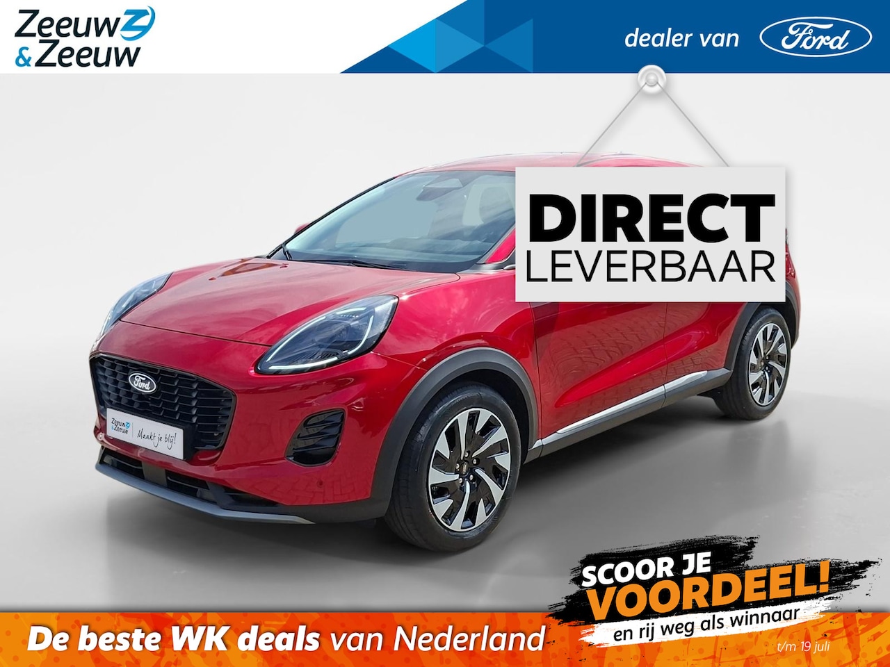 Ford Puma - 1.0 EcoBoost Hybrid Titanium | €5.000.- korting | 0,99% rente | Direct leverbaar | Winterp - AutoWereld.nl