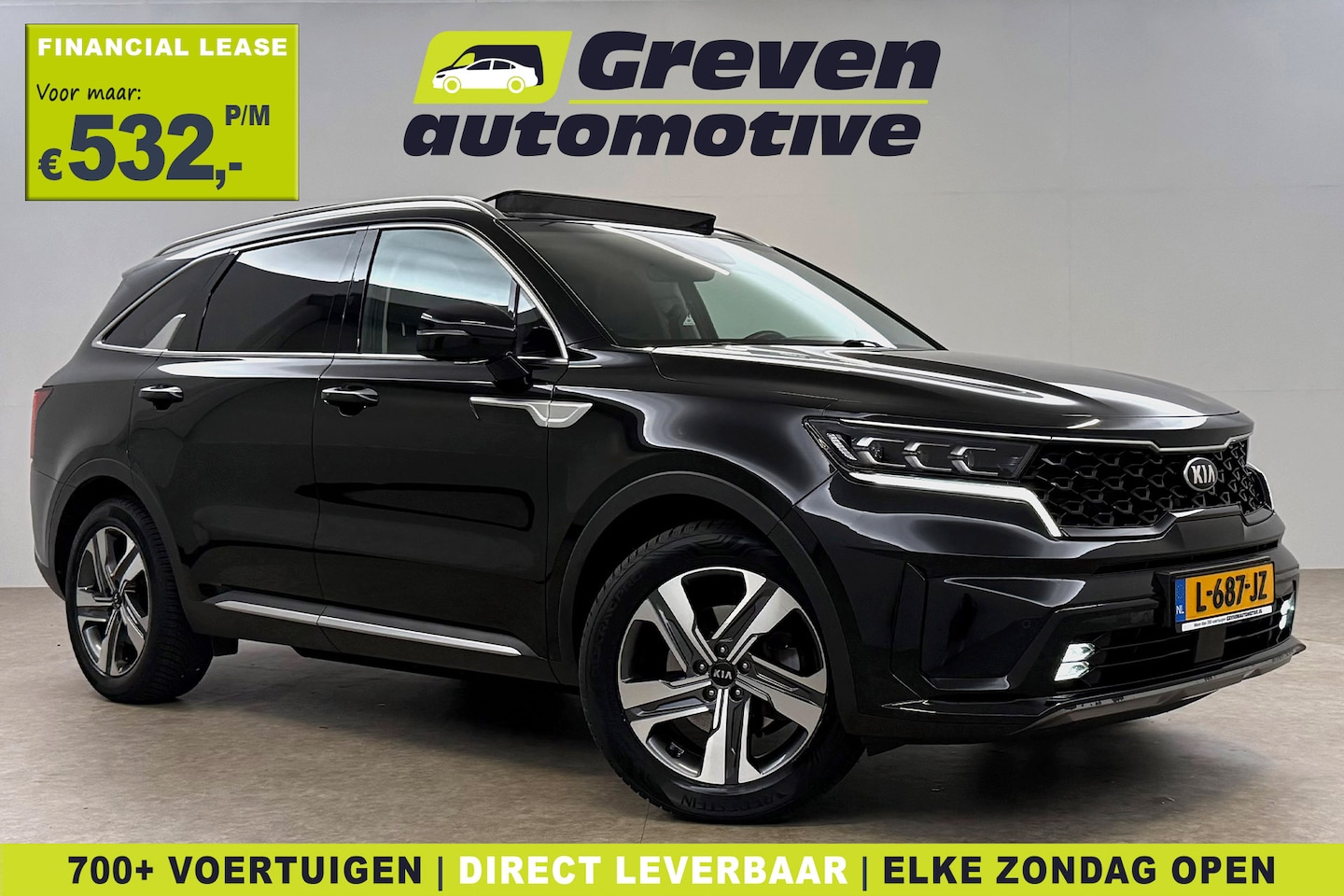 Kia Sorento - 1.6 T-GDI Hybrid DynamicPlusLine 7p. | Pano | Camera | Virtual | Bose | Sfeer | Carplay | - AutoWereld.nl