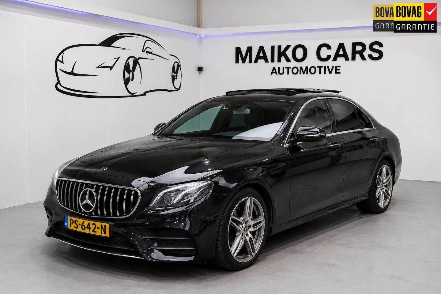 Mercedes-Benz E-klasse - 220D Prestige Plus AMG-LINE OPEN DAK Burmester - AutoWereld.nl