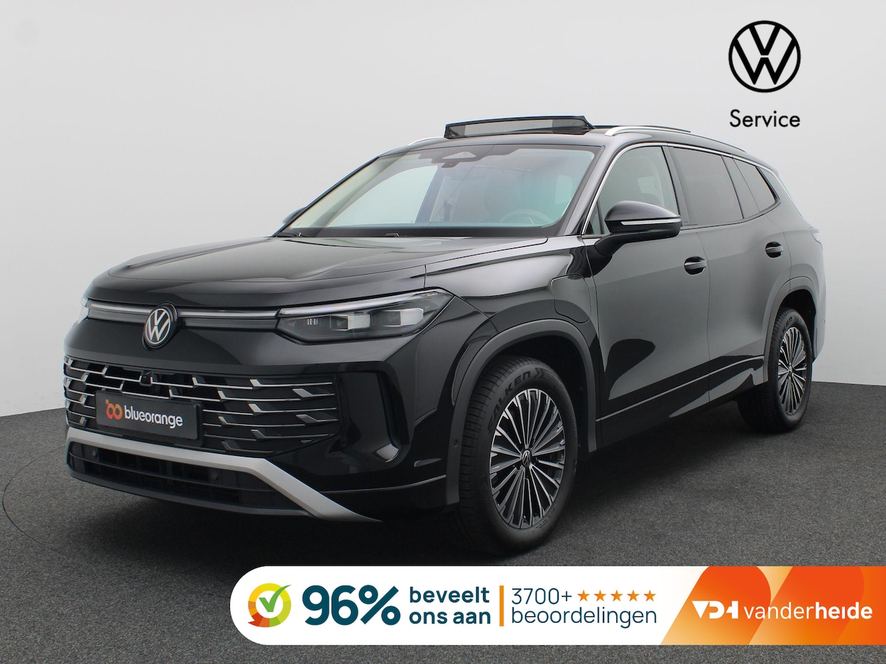Volkswagen Tayron - 1.5 eHybrid Elegance 204PK DSG Panoramadak, Trekhaak, 18" LM Velgen, Head-Up Display, 360g - AutoWereld.nl